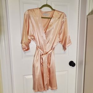 Weddingstar Blush Pink Satin Robe